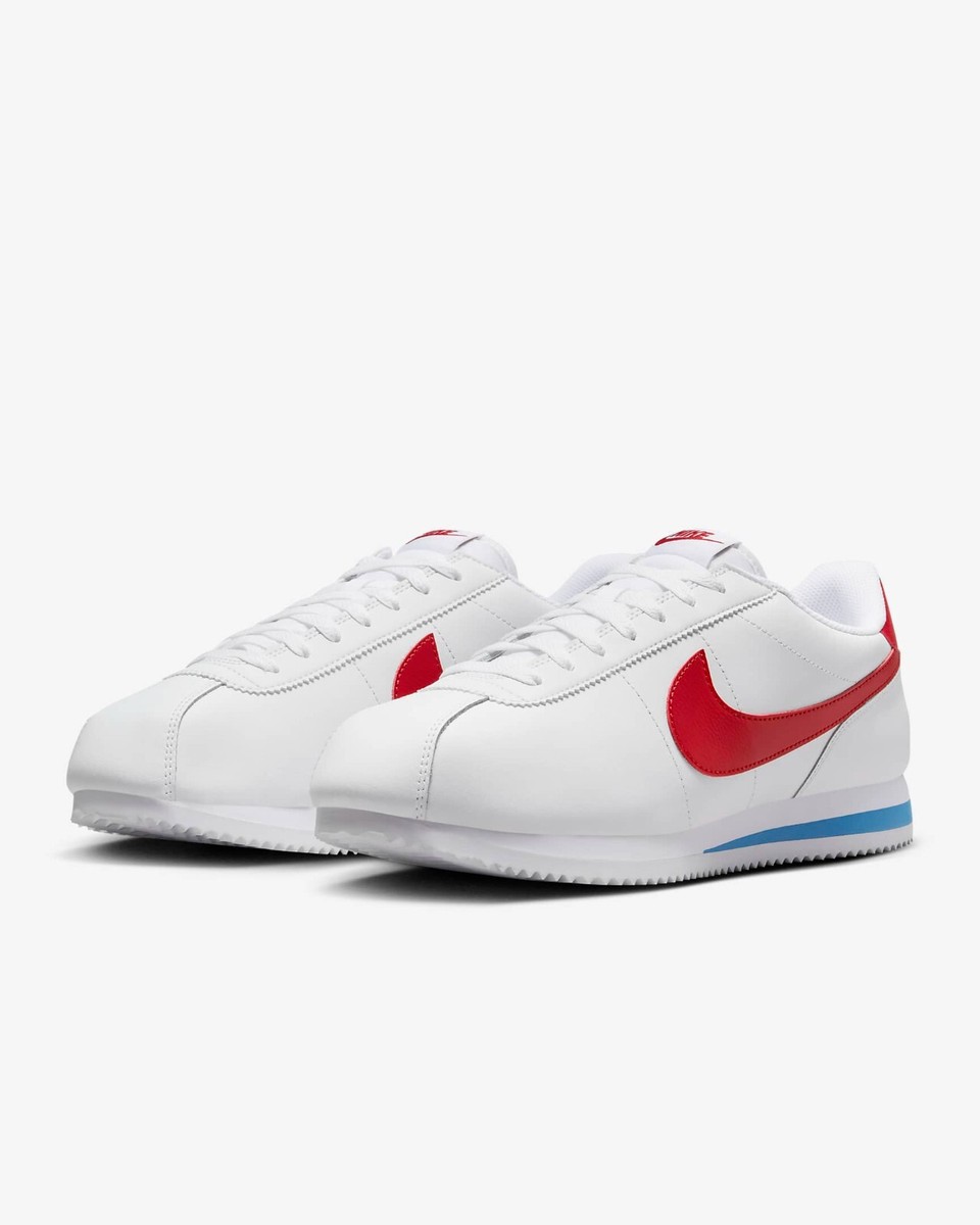 Nike Cortez DM4044-108 White Varsity Blue Varsity Red US Men