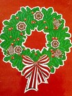 Vintage Wreath Door Panel Cover 31x60 5 Feet Tall Metalized Waterproof  — photo 7