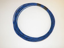 AUTOMOTIVE WIRE 18 GAUGE HIGH TEMP GXL 25 FEET BLUE/BLACK MOTORCYCLE CAR TRUCK