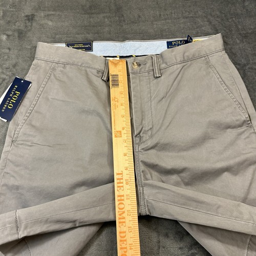 Polo Ralph Lauren Chino Shorts Herren 30" grau klassische Passform 9" Schrittlänge Komfort neu - Bild 12 von 14