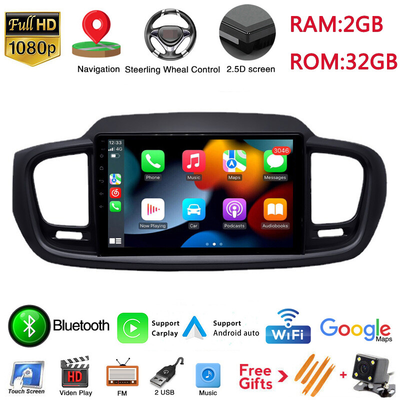 Android 11 Car Stereo Radio Wifi Gps Navi Carplay 32Gb for Kia Sorento