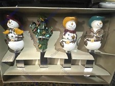  Holiday Christmas Cheese Spreaders Snowmen Show Wear