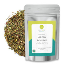 Organic Green Rooibos Tea   1 lb or 4oz - Pure Herbal Tea - USDA Cert. Organic