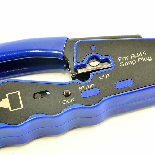 RJ45 Pass Through Crimping Tool for Cat5 Cat5e Cat6 Plugs Connector Network US - Picture 6 of 12