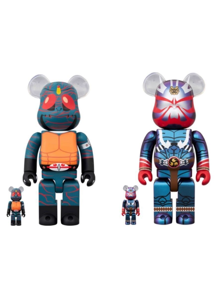 BE@RBRICK 400% & 100% KAMEN RIDER BLADE & AMAZON Set MEDICOM BE@RBRICK 400% & 100% KAMEN RIDER BLADE & AMAZON Set MEDICOM