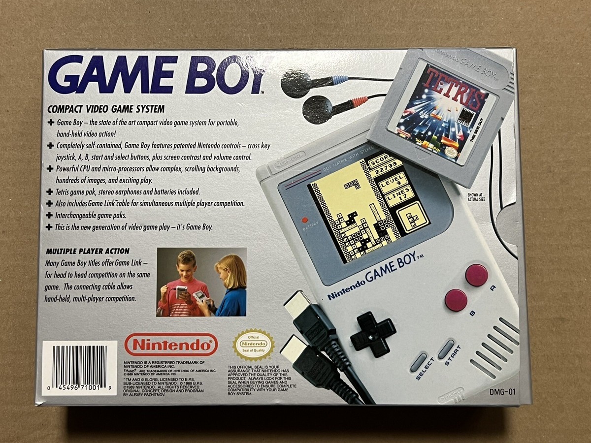 Nintendo Game Boy Original DMG-01 Handheld System w/Box Nintendo Game Boy Original DMG-01 Handheld System w/Box