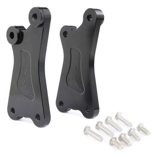 Fit For KAWASAKI KLR650 2022-2024 Motorcycle Windshield Windscreen Risers Black - Picture 7 of 18