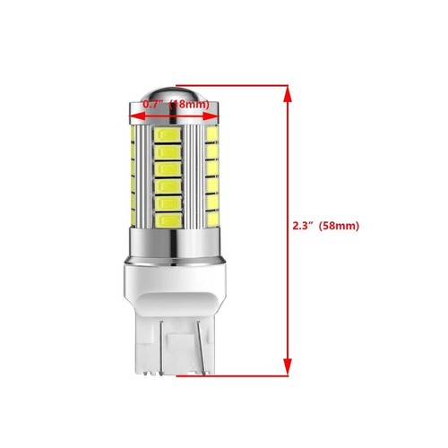 AUXBEAM White 7443 7440 LED 6000K Reverse Backup Turn Signal Parking Light Bulbs - Bild 3 von 11