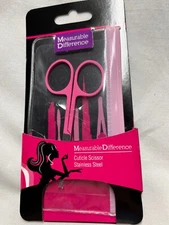 Measurable Difference- Cuticle Scissors- Pink