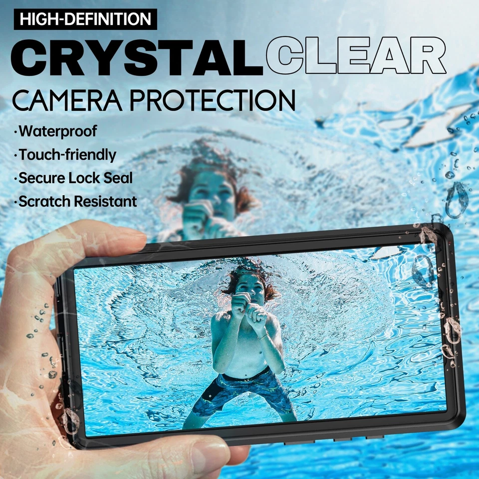 For Samsung Galaxy S24+ Plus S24 5G Case Waterproof Shockproof Cover w protector - Image 3 of 4