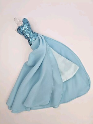 blue heart dress barbie movie Denim Bodycon Dress Mini main image 1