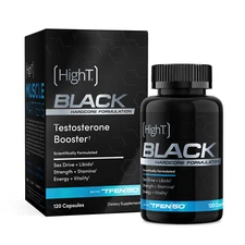 High T Black Testosterone Booster Supplements Strength Stamina Sex Drive 120ct