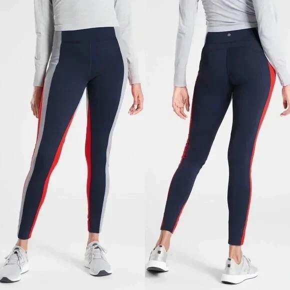 athleta crest colorblock hiking leggings