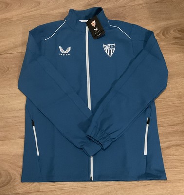 NEU MIT ETIKETT SEVILLA FC CASTORE HERREN REISEJACKE GRÖSSE SMALL OFFIZIELLE WARE