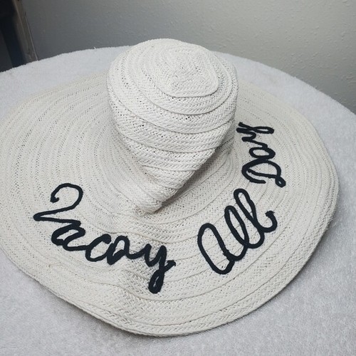 Floppy Hat White Straw Sun Hat Melrose 