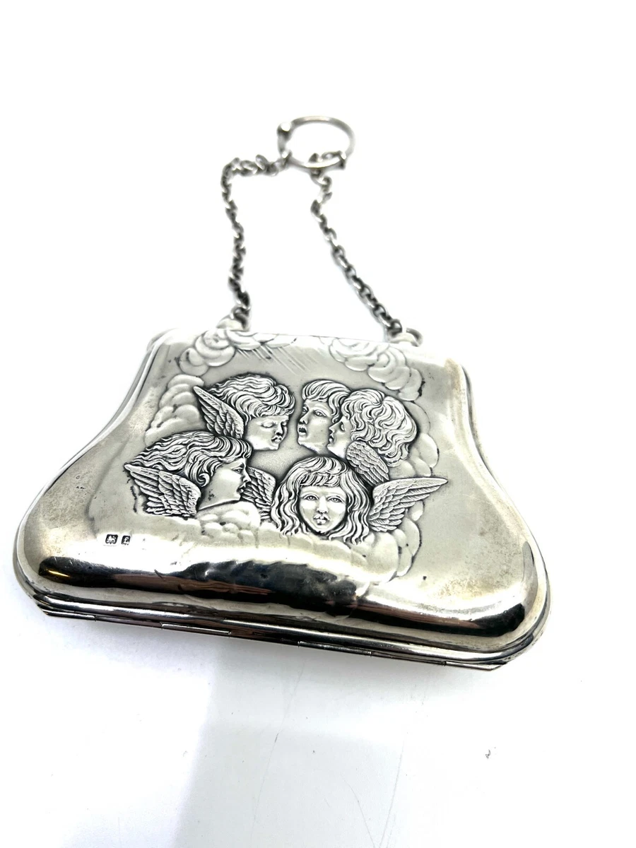 Victorian Sterling Silver Coin Purse | Long necklace featuri… | Flickr