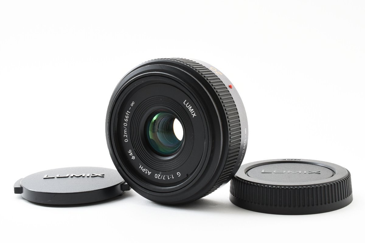 Panasonic Lumix G 20Mm F1.7 Asph. H-H020 Gray Pancake Lens With