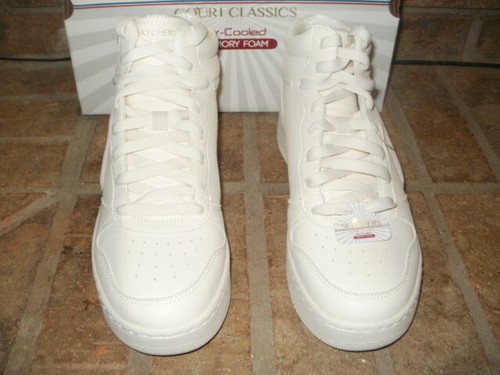 NEW SKECHERS SPORT COURT 92-LAST STRIKE SELECT BLACK BKNT OR WHITE NTPK MSRP $70 - Picture 5 of 10
