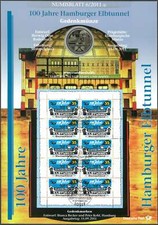 BRD Bund Numisblatt 6/2011 "100 Jahre Elbtunnel Hamburg"