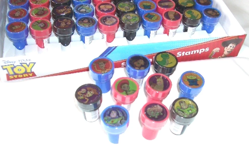 20 piezas Disney Pixar Toy Story Lápiz Topper Auto Entintado Estampador Bolsas de Regalo Relleno Foto 3 de 4