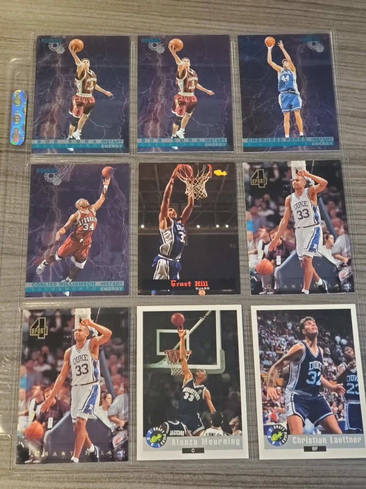Lote de tarjetas de baloncesto clásicas - 82 tarjetas - Shaquille O'Neal, Hill, Penny - RC Foto 2 de 4