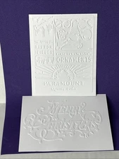 Tim Holtz Embossing Folders Merry Christmas & Vintage Holiday Set