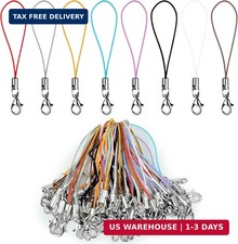 20 Pack Phone Charms Strap, Charm Holder, 7 cm x 0.5 x 0.2 cm, Mixcolor FAST USA