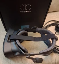VALVE INDEX VR Virtual Reality HEADSET & CABLES ONLY- Tested!