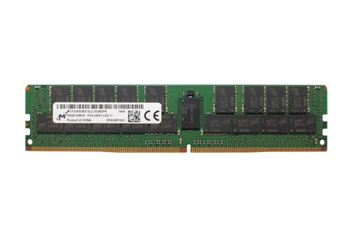 RAM Micron 64 Go 4Rx4 PC4-19200T-L DDR4 LRDIMM MTA72ASS8G72LZ-2G3B2 - Photo 2/2
