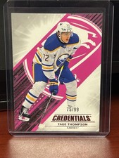 Upper Deck 2024-25 Credentials Pink #72 Tage Thompson Sabres 75/99
