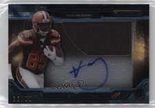 2015 Topps Strata Clear Cut Rookies Blue 86/99 Vince Mayle Patch Auto 7eo