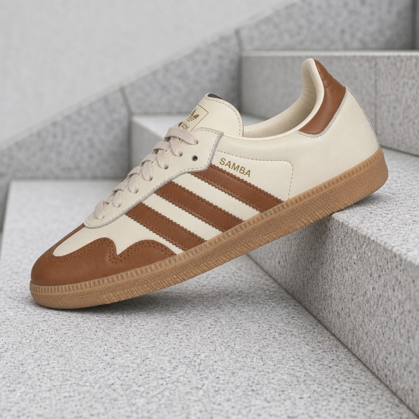 adidas Samba OG Wonder White Dusky Bronze KJ0996 Women New | eBay