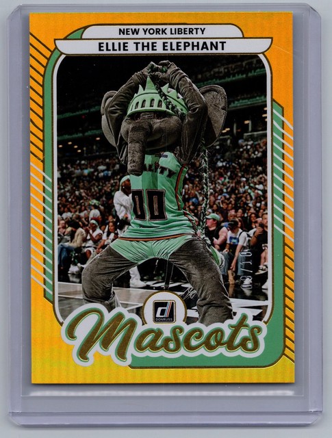2026 Panini Donruss WNBA Mascots Ellie the Elephant #1 Orange /10