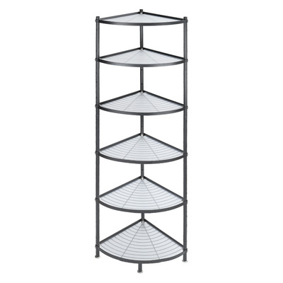 6-Tier Cookware Stand Multi-Layer Pot Rack Corner Shelf Rack for Pans Pots 
