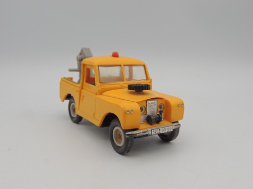 Norev Plastique Vintage - Land Rover Depaneuse #154 Norev Miniature France 1/43 - Foto 2 di 6