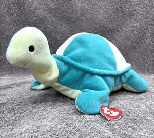 SNAP the 12" Turtle- Ty Vintage Pillow Pal- Yellow & Green Style 3015 from 1996
