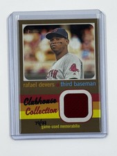 2020 Topps Heritage Rafael Devers Clubhouse Collection Relics Gold  #/99