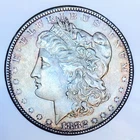 1882 MORGAN DOLLAR! MS+++! RAINBOW TONING! WONDERFUL COLOR! MUST HAVE! NR #K2956