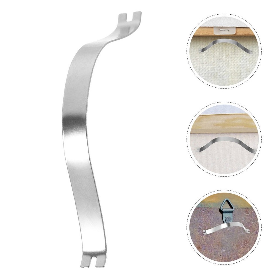 100 Pcs Picture Frame Backing Clips Metal Spring Clips Picture Framing ...