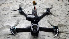 3.5" Folding Freestyle FPV Drone w/1604 4s T-Motor/Dual F7 FC Stack/600mw ELRS 