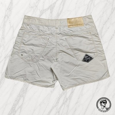 ROY ROGERS Beach Badeshorts Herren Weiß Taschen Shorts Tg 31/44-46 ITA