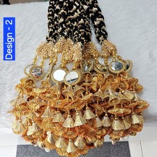 Punjabi Paranda, big mirrors heavy parandi,Jago Parandi,Braid accessories - Image 3