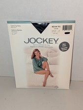 Vintage 90's Jockey For Her Control Top Pantyhose Reinforced Toe M/Tall Concord