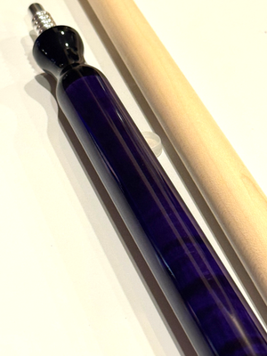 JACOBY JUMP CUE THE JUMPER DARK PURPLE STAIN NEW DESIGN FREE