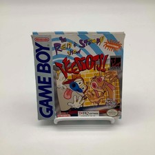 The Ren & Stimpy Show: Veediots! - Nintendo Gameboy Original CASE AND MANUAL ONL