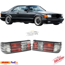 Passend für Mercedes-Benz W126 C126 2 Stück Smoke Heck Rückleuchte Rückleucht...