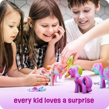 Unicorn Hatching Surprise Eggs for Kids - 6 Pack - Grows 600 Ages 3 4 5 6 7 8 Y