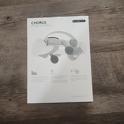 Logitech - Chorus VR Off-Ear Integrated Audio für Meta Quest 2 - Weiß NEU - Bild 3 von 4