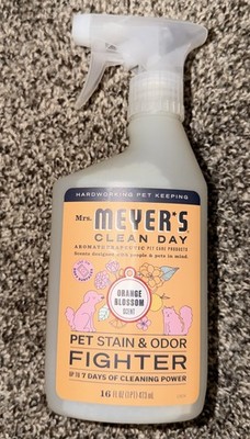 Mrs. MEYER'S CLEAN DAY Pet Multi-Surface Cleaner, Orange Blossom Scent, 16oz