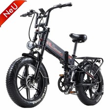Mountainbike Klapprad Elektrofahrrad eBike 20 Zoll 2000W Dual-Motor Pedelec …